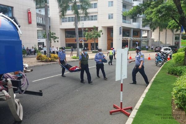 Công ty bảo vệ Long Hải làm nhiệm vụ